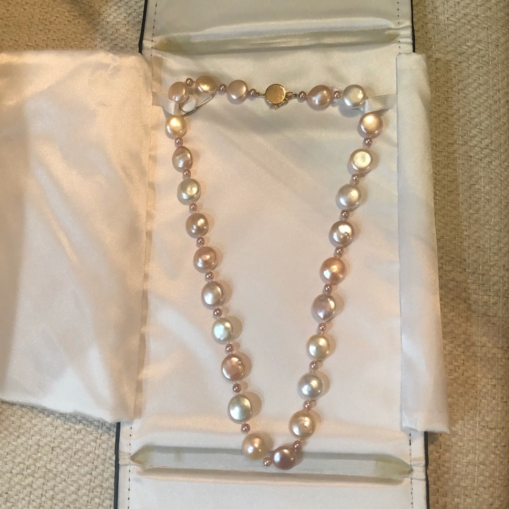 Ruth Taubman Freshwater Coin Pearl Necklace